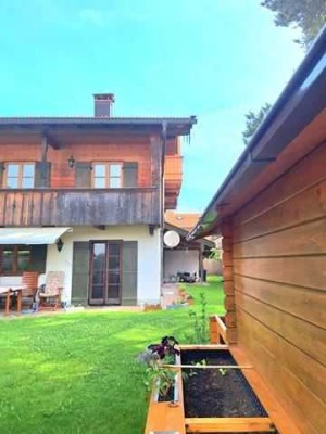 Lenggries Fleck: Doppelhaushälfte mit schönem Garten