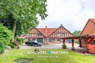 Groß Berßen | Einzigartiges Landanwesen mit langer Auffahrt & Springbrunnen