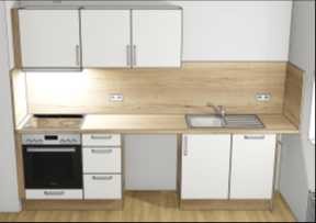 Hier kocht der Chef noch selbst…neu sanierte 3-RW mit Einbauküche & Wanne!!!