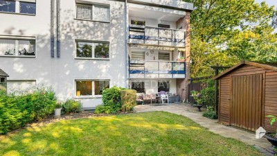 Attraktive Erdgeschosswohnung mit großem Gartenanteil, 4 Zimmern und viel Komfort