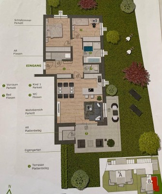 Sonnige Gartenwohnung