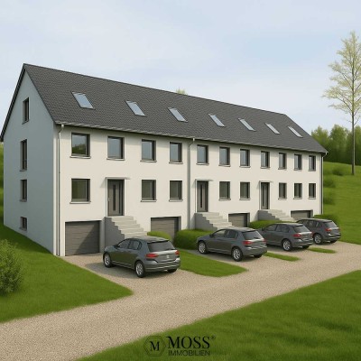 Vollunterkellertes Reihenmittelhaus Neubau KFW40 QNG mit Garten, Garage und Vollunterkellerung