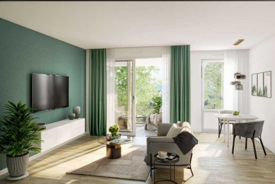 Grün trifft City in München Perlach – exklusive 2-Zimmer-Wohnung mit attraktiven Steuervorteilen