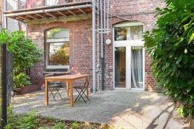 Möblierte 2,5-Zimmer Wohnung mit Garten in Flingern Süd