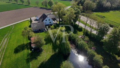 Liebhaberobjekt mit zahlreichen Möglichkeiten auf idyllischem Grundstück