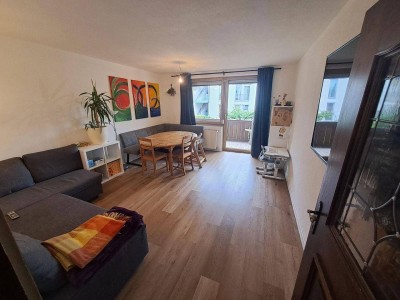3-Zimmer-Hochparterre-Wohnung mit Südwestbalkon