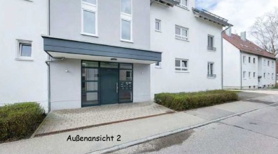 Gepflegte 3-Raum-EG-Wohnung mit geh. Innenausstattung, EBK und großem Balkon