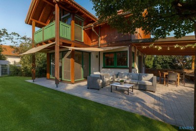 Grünes Glück – Modernes Wohnen im Holzdesign