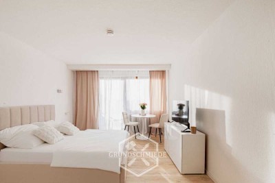 Möbliertes Apartment mit Balkon