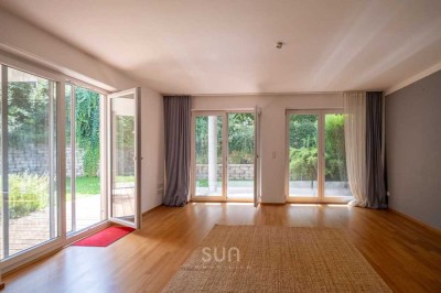 ***GRÜNE-OASE in ruhiger Lage BAD VILBEL*** lichtdurchflutete & moderne 4 Zi.-Whg. mit 160 m² GARTEN