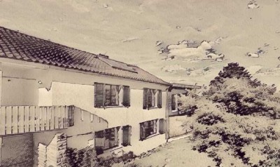 Doppelhaushälfte mit großem Garten