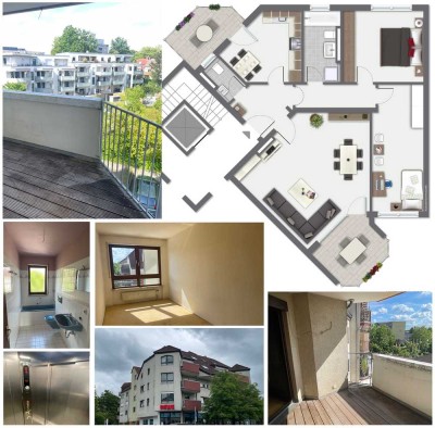 Renovierungsbedürftige 3-Zimmer-ETW in der Friedrichstraße