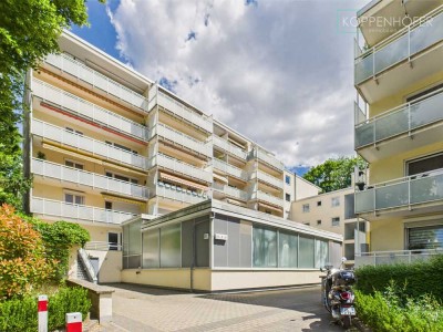 2,5 Zimmer - Aufzug, Pool, Sauna, großer Balkon, Tiefgarage