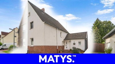 GE Hassel | Familienfreundliche DHH – modernisiert, mit Garten & Stellplatz