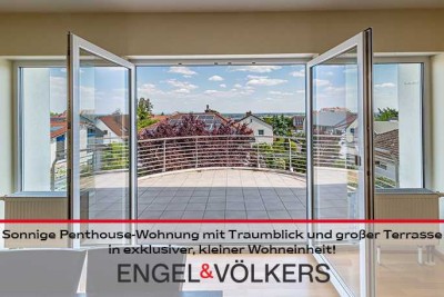 Sonnige Penthouse-Wohnung mit Traumblick und großer Terrasse in exklusiver, kleiner Wohneinheit!