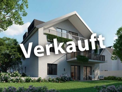 VERKAUFT +  3-Zi.-DG-Whg. - Ästhetische Wohnung mit großer Loggia+ FERTIGSTELLUNG OKTOBER 2024 +