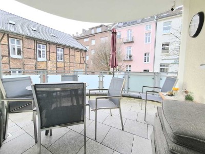 Recklinghausen-Innenstadt! Barrierefreie Hochparterre-Wohnung mit Balkon und Tiefgaragenstellplatz!