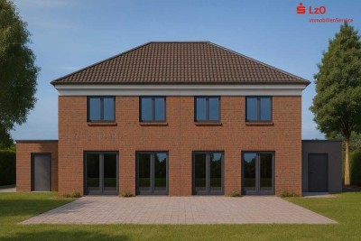 Neubau Doppelhaus in Dinklage – KfW 40 Standard