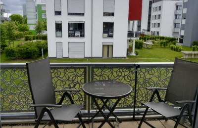 Barrierefreie 2-ZKB mit Balkon - zentral & nah am Rhein