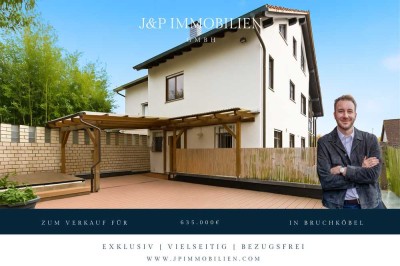 Doppelhaushälfte mit Einliegerwohnung, 3 Terrassen und Wintergarten – ideal für Familien oder Mehrge