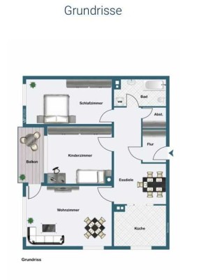 Exklusive 3-Raum-Wohnung in Rendsburg