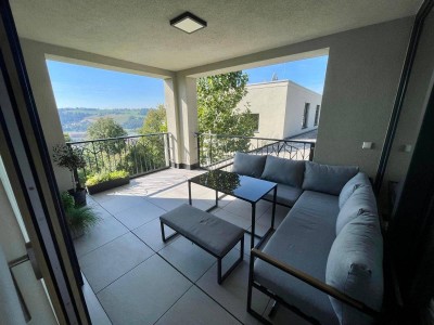 Traumhafte Neubau-Wohnung mit Loggia &amp; Top-Aussicht – Grieskirchen / Schlüßlberg