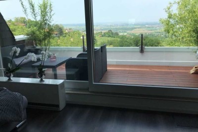 Naturnahes Wohnen mit Panoramasicht - perfekt für Sport und dennoch Zentral gelegen!