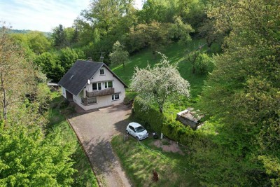 Ein-bis Zweifamilienhaus in Alleinlage mit großem  Grundstück in Bad Karlshafen