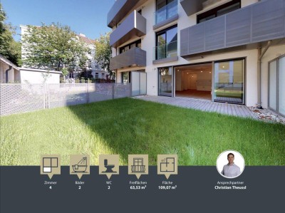 UNTER ST. VEIT || TOWN HOUSE || Garten || Maisonette-Wohnung || Neubau || TG-Stellplatz