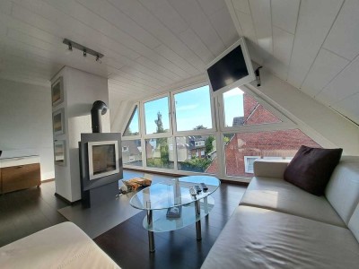 Luxus Dachgeschosswohnung mit Tiefgaragenstellplatz in bester Lage von Münster-Mauritz