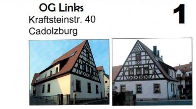 Helle 2-Zimmer-Wohnung in Cadolzburg, 1. OG