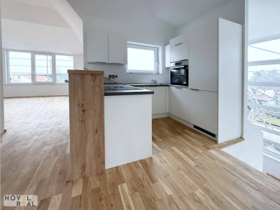 Außergewöhnliche DG-Wohnung mit 4 Terrassen und eigenem Liftzugang!