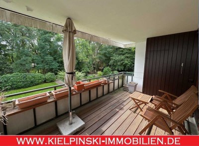 Möbliertes Apartment mit Loggia und Ausblick ins Grüne!