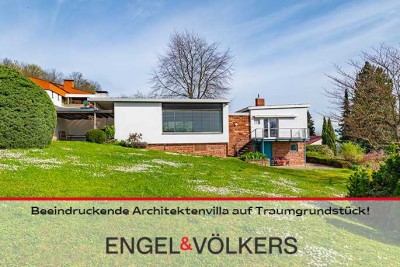 **NEUER PREIS**Beste Lage mit Aussicht: Beeindruckende Architektenvilla auf Traumgrundstück!