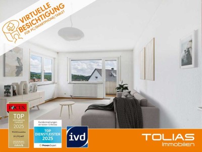 Ihr Platz für neue Ideen: 3-Zimmer-Wohnung mit Blick auf den Fernsehturm in Stuttgart-Süd