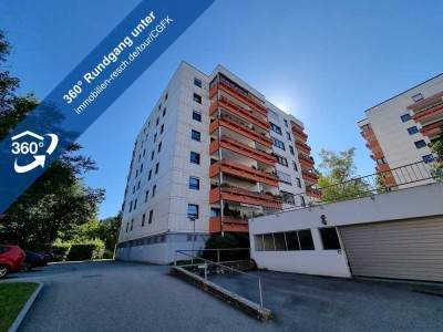 Wohnen in der Innstadt mit tollem Blick 
3-Zimmer-Wohnung mit Wannenbad, EBK und Balkon