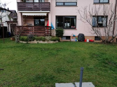 Gepflegte EG-Wohnung mit Terrasse & Gartennutzung in Filderstadt-Bernhausen