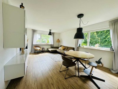 Neu renovierte 3 Zimmer Wohnung  mit Terrasse, Einbauküche und Garage