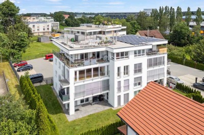 "Einmalige Gelegenheit - 3-Zimmer-Penthouse-Wohnung mit 58 m² Dachterrasse in Bad Waldsee"