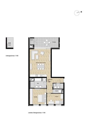 3-Zimmer Neubauwohnung mit Balkon