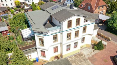 Behindertenfreundliches Wohnen in einer Jugendstilvilla in Barth
mit 20 m² Dachterrasse