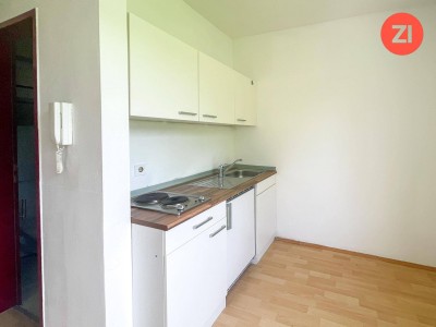 1-Zimmer-Studentenwohnung mit Blick auf die JKU
