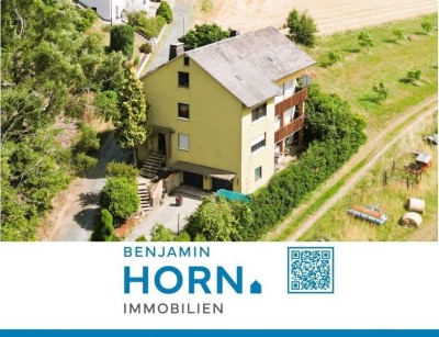 Geräumiges Anwesen mit Umbaupotential, ländlich