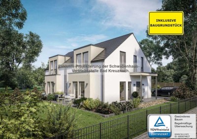 Budenheim - Waldrandlage / individualisierbare DHH (mit FESTPREIS u. verbindli. TERMINSCHIENE) + KG