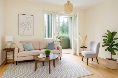 Charmante 3-Zimmer-Wohnung in ruhiger Lage mit eigenem Gartenanteil