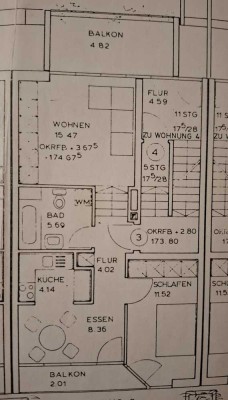 Exklusive, sanierte 2-Raum-Wohnung mit gehobener Innenausstattung mit Balkon und EBK in Würzburg
