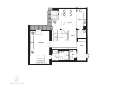 Erstbezug: 2 Zimmer Wohnung unter den Dächern der alten Knopffabrik Wuppertal am Sedansberg