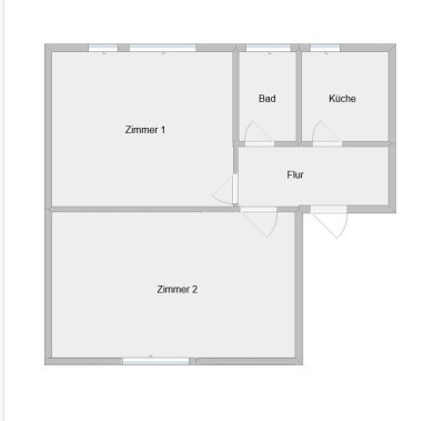 Großzügige und helle Zweizimmerwohnung in ruhiger und doch zentraler Lage,