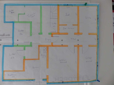 2015 neu hergestellte Wohnung mit Einbauküche, begehbarer Dusche und LED - Beleuchtung