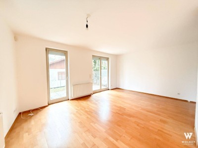 Traumhaftes Studio mit Garten, Tiefgarage inkl. BK | Warm inkl. Warmwasser und Heizkosten | Terrasse und Tiefgaragen-Stellplatz